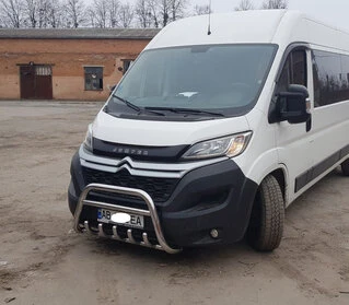 Передня дуга WT003 (нерж.) для Citroen Jumper 2007-2025 рр