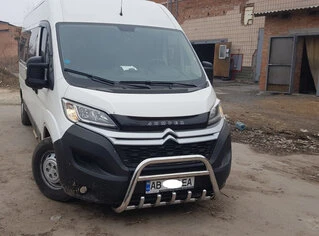 Передня дуга WT003 (нерж.) для Citroen Jumper 2007-2025 рр