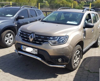 Кенгурятник WT008 (нерж.) для Dacia Duster 2018-2024 рр