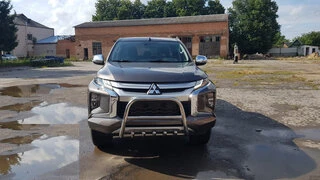 Кенгурятник WT003 (нерж) для Mitsubishi L200 2015-2024 рр