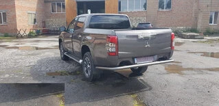 Задній захист AK005 (нерж) для Mitsubishi L200 2015-2024 рр