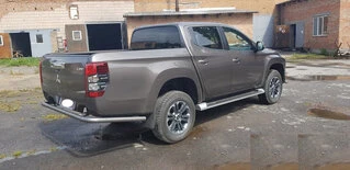 Задній захист AK005 (нерж) для Mitsubishi L200 2015-2024 рр
