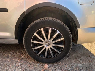 Накладки на арки (чорний мат) Довга база (метал) для Volkswagen Caddy 2010-2015 рр