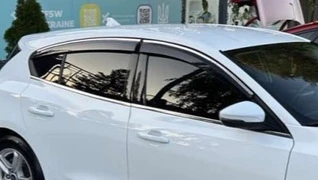 Вітровики з хромом HB/SD (4 шт., Sunplex Chrome) для Ford Focus IV 2018- рр