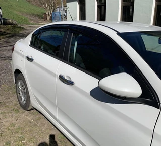 Вітровики (4 шт., Sunplex Sport) для Fiat Tipo 2016- рр