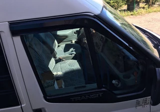 Вітровики (2 шт., Sunplex Sport) для Ford Transit 2000-2014 рр