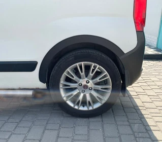 Накладки на арки (4 шт, чорні) 1 двері металеві для Peugeot Bipper