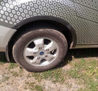 Накладки на арки (6 шт, чорні) для Ford Custom 2013-2022 рр