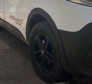 Накладки на арки (6 шт, чорні, ABS) для Nissan NV300/Primastar 2016-рр