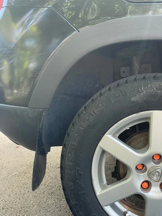 Накладки на арки (4 шт., чорні ABS) для Dacia Duster 2008-2018 рр