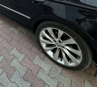 Накладки на арки 2008-2012 (4 шт, чорні, ABS-пластик) для Volkswagen Passat СС 2008- рр