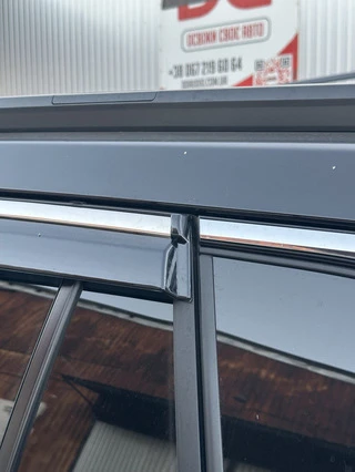 Вітровики з хромом (4 шт, Niken) для Toyota Corolla Cross