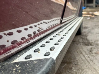 Бокові пороги DOT-Line (2 шт., Алюм.) довга база для Volkswagen Crafter 2006-2016 рр