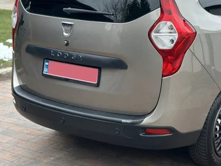 Накладка на задній бампер EuroCap (ABS) для Dacia Lodgy 2012-2022 рр