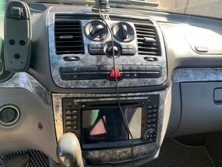 Накладки на панель (Meric, повний комплект) 2004-2006, Карбон для Mercedes Vito W639 рр