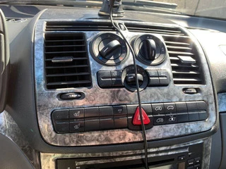 Накладки на панель (Meric, повний комплект) 2004-2006, Карбон для Mercedes Vito W639 рр