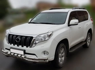 Передній захист F3-31 (нерж) для Toyota Land Cruiser Prado 150