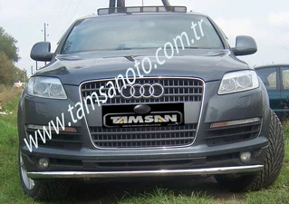 Передній захист ST008 (нерж.) d51 для Ауди Q7 2005-2015 рр