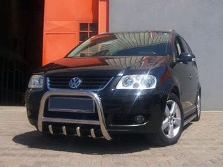 Кенгурятник QT006 (нерж) для Volkswagen Touran 2003-2010 рр