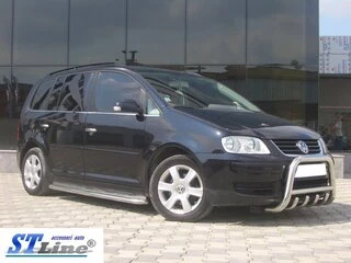 Кенгурятник QT006 (нерж) для Volkswagen Touran 2003-2010 рр