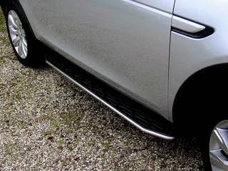 Бокові пороги OEM V1 (2 шт, алюм.) для Land Rover Discovery Sport