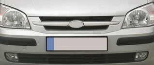 Накладки на решітку радіатора (2 част., Нерж.) для Hyundai Getz