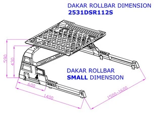 Роллбар Dakar (без ролет) для Fiat Fullback 2016- рр
