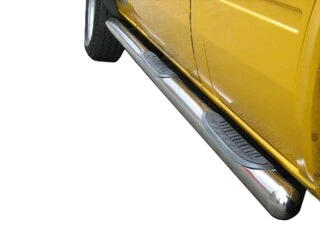 Бічні труби (2 шт., нерж.) Середня база, d60 для Volkswagen LT 1995-2006 рр