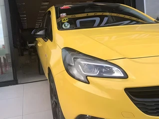 Накладки на дзеркала BMW-Style (2 шт) для Opel Corsa E 2015-2019 рр