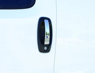 Накладки на ручки (4 шт., нерж.) OmsaLine - Італійська нержавійка для Opel Combo 2012-2018 рр