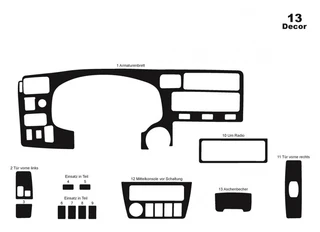 Накладки на панель Дерево для Toyota Rav 4 1996-2001 рр