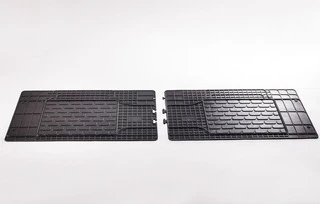 Задні килимки (2 шт, Stingray Premium) Premium - без запаху гуми для Renault Master 1998-2010 рр