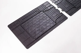 Задні килимки (2 шт, Stingray Premium) Premium - без запаху гуми для Renault Master 1998-2010 рр