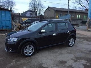 Накладки на дзеркала (2 шт., нерж.) для Renault Logan MCV 2013-2022 рр