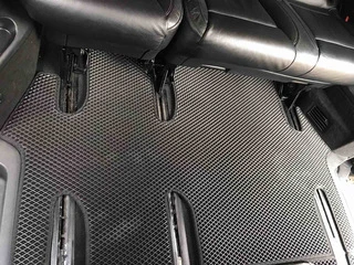 Килимки EVA V-class, ExtraLong 2 бокових (Тільки самовивіз, повний салон, Чорний) для Mercedes Vito / V-class W447 2014- рр