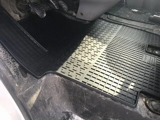 Гумові килимки (2 шт, Polytep) для Opel Vivaro 2001-2015 рр