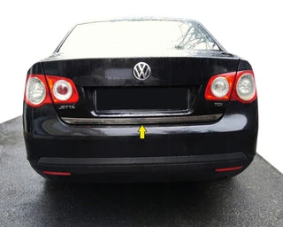 Кромка багажника (нерж) Carmos - Турецька сталь для Volkswagen Jetta 2006-2011 рр