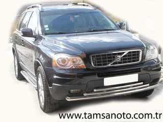 Передній захист ST014-2 (нерж) для Volvo XC90 2002-2014 рр