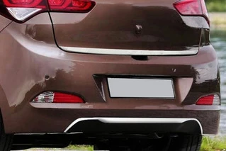 Накладка на торець бампера 2014-2018 (нерж) для Hyundai I-20 рр