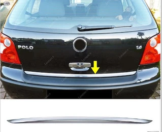 Кромка багажника 2005-2009 (нерж) для Volkswagen Polo рр