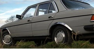 Накладки на арки (4 шт, нерж) для Mercedes W123