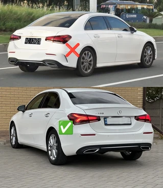 Бризковики Premium Sedan (для Base, 4 шт) для Mercedes A-сlass W177 2018- рр