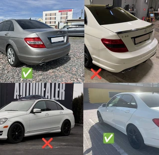 Бризковики Premium 2007-2011 (4 шт) для Mercedes C-class W204 рр