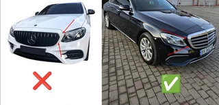 Передня решітка BRB (для Classic і Elegance, 2016-2019) для Mercedes E-сlass W213 рр