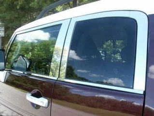 Комплект молдингів на вікна (нержавійка, 16 шт) для Toyota FJ Cruiser