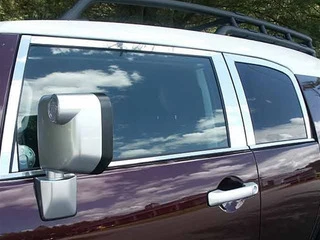 Комплект молдингів на вікна (нержавійка, 16 шт) для Toyota FJ Cruiser