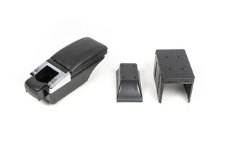 Універсальний підлокітник із підсклянником (чорний)