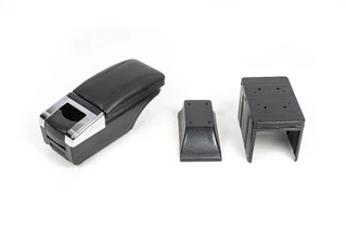 Універсальний підлокітник із підсклянником (чорний)