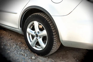 Накладки на арки (SD-SW) (4 шт, чорні, ABS-пластик) для Mazda 6 2003-2008 рр