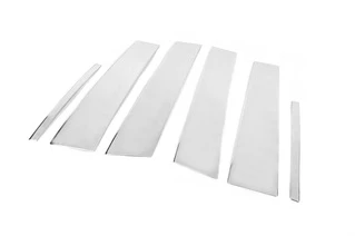 Накладки на дверні стійки (6 шт, нерж) для Mercedes A-сlass W177 2018- рр